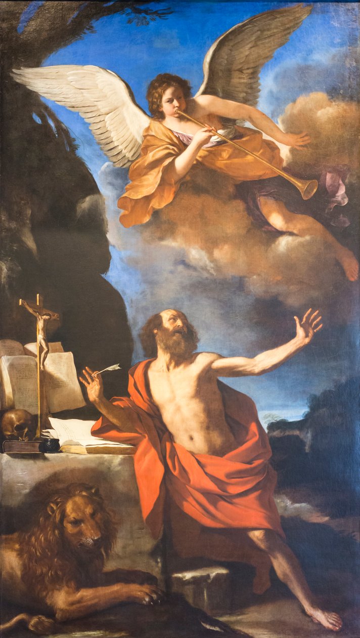 Vision af Sankt Jerome af Guercino (1591 1666)