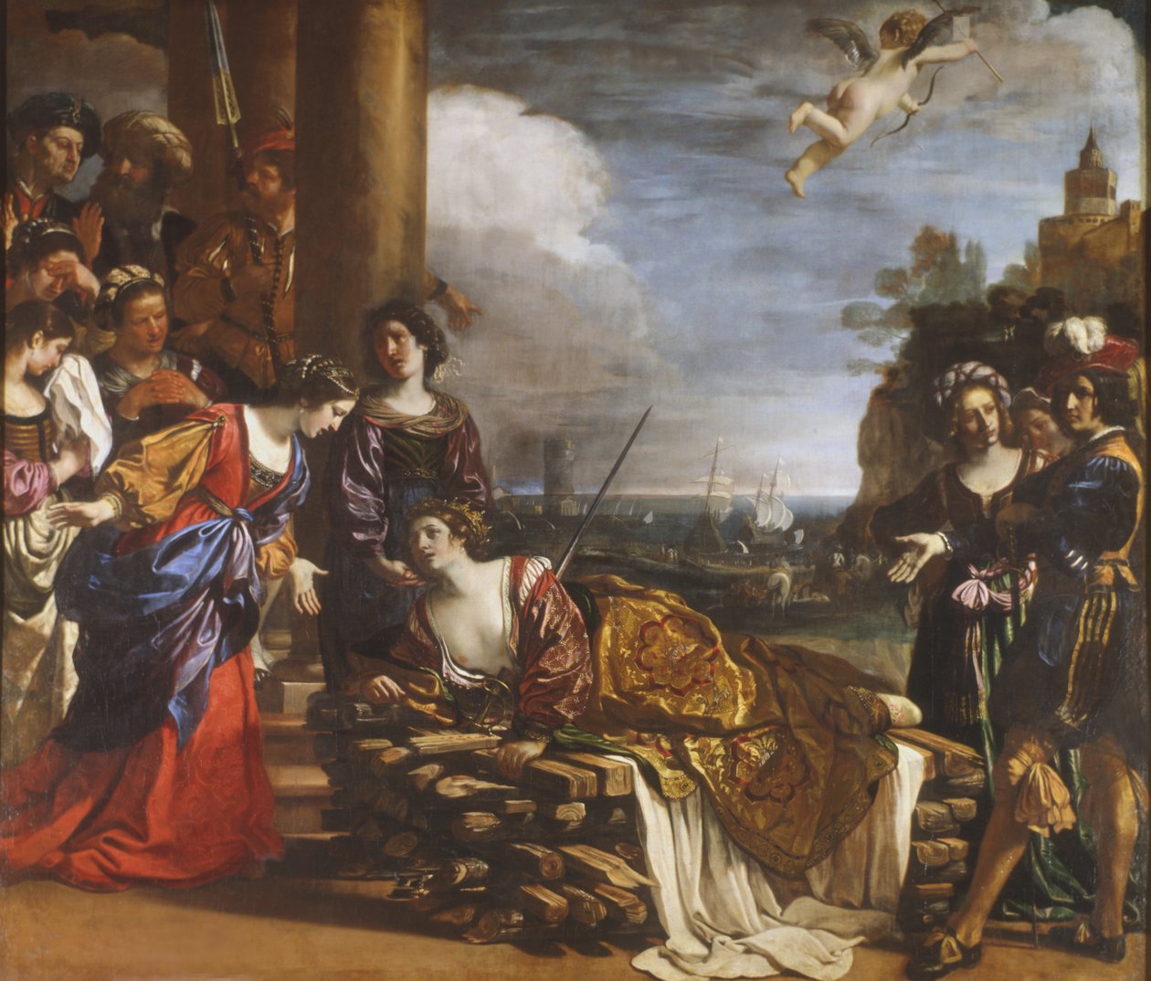 Didos død af Guercino
