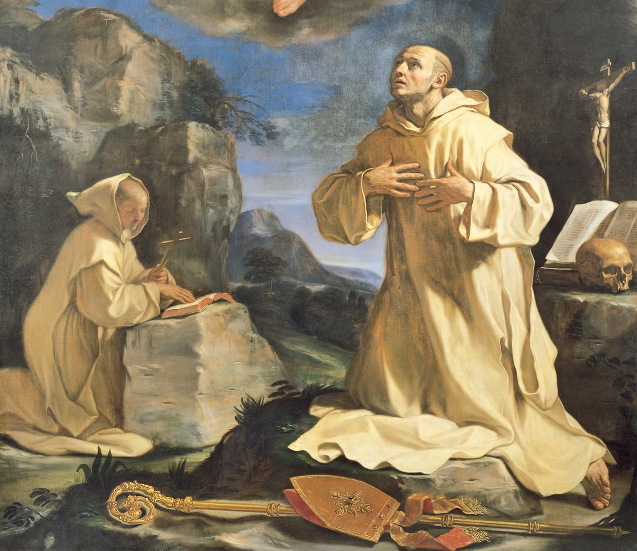 Visionen om St Bruno af Guercino