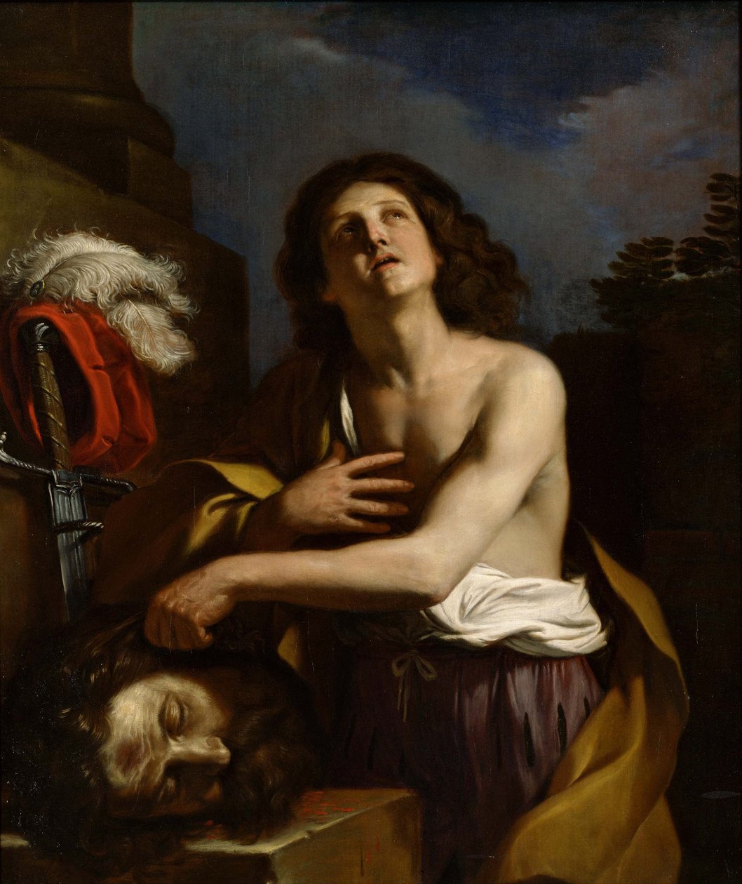 David med Goliats hoved, ca. 1650 af Guercino