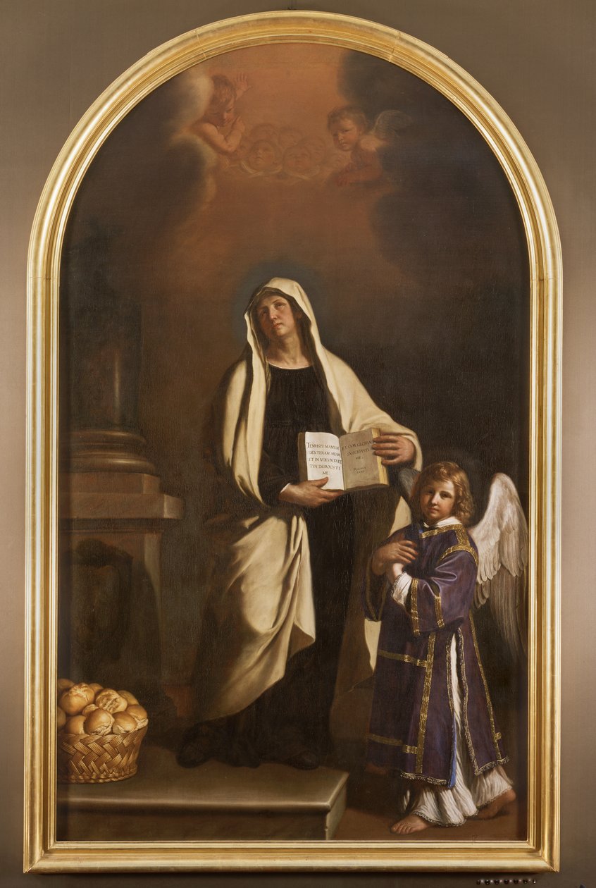 Saint Francesca Romana, 1656 af Guercino