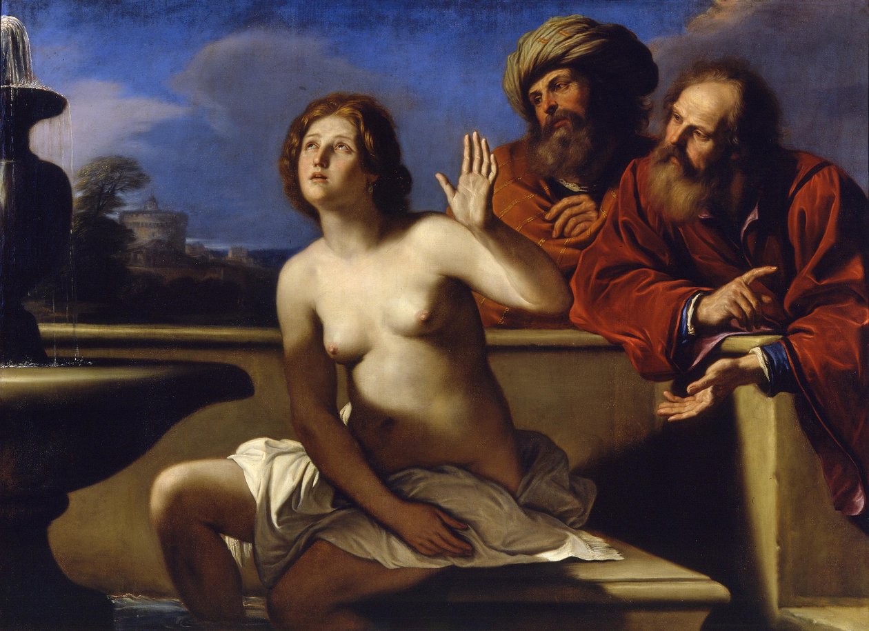 Susannah og de ældste, 1649-1650 af Guercino