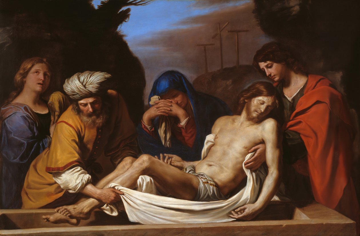 Begravelsen, ca. 1656. af Guercino