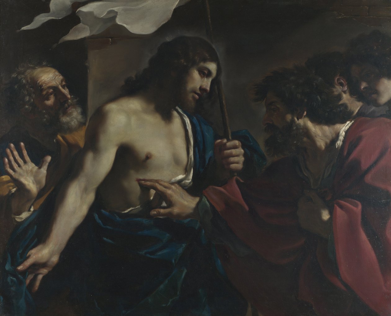 Sankt Thomass vantro, 1621 af Guercino