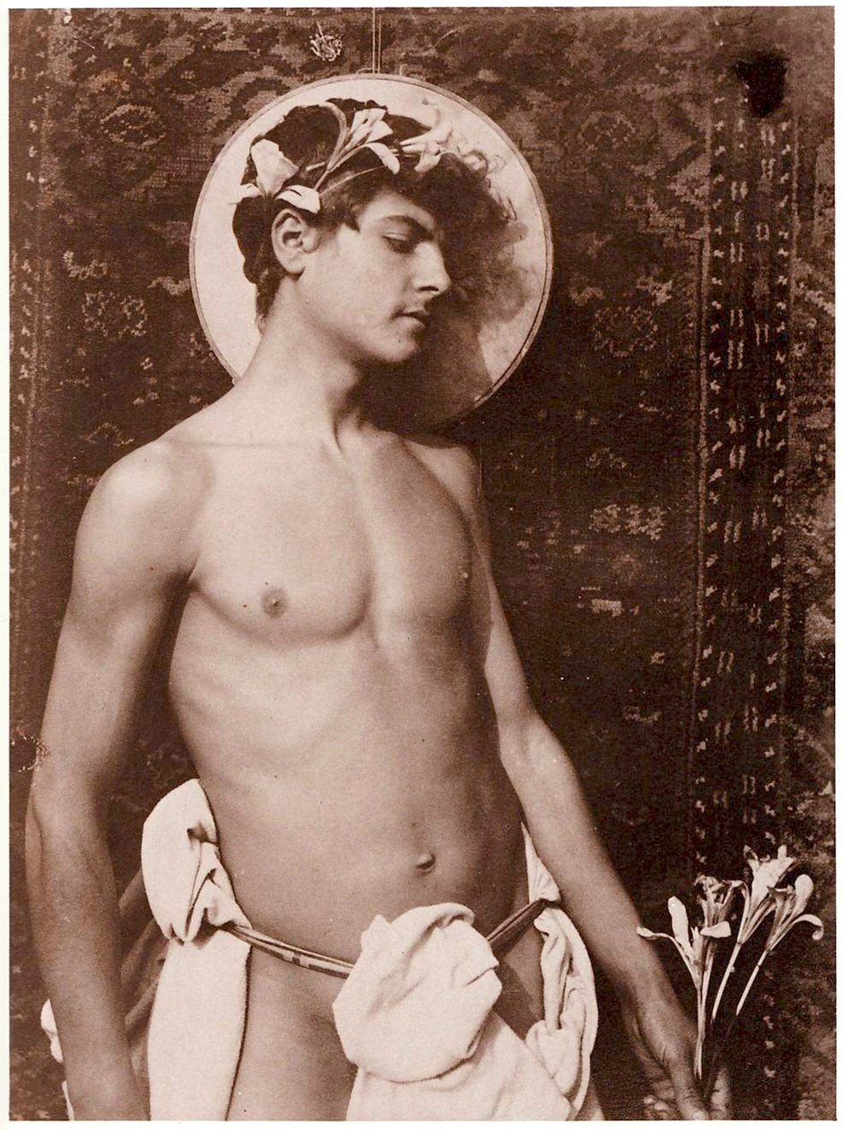 Portræt af Nino Cesarini, ca. 1896 af Guglielmo Plüschow