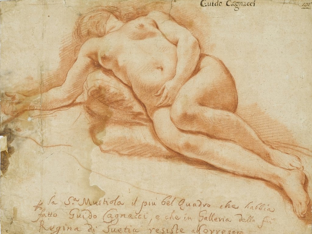 Kvindelig nøgen af Guido Cagnacci