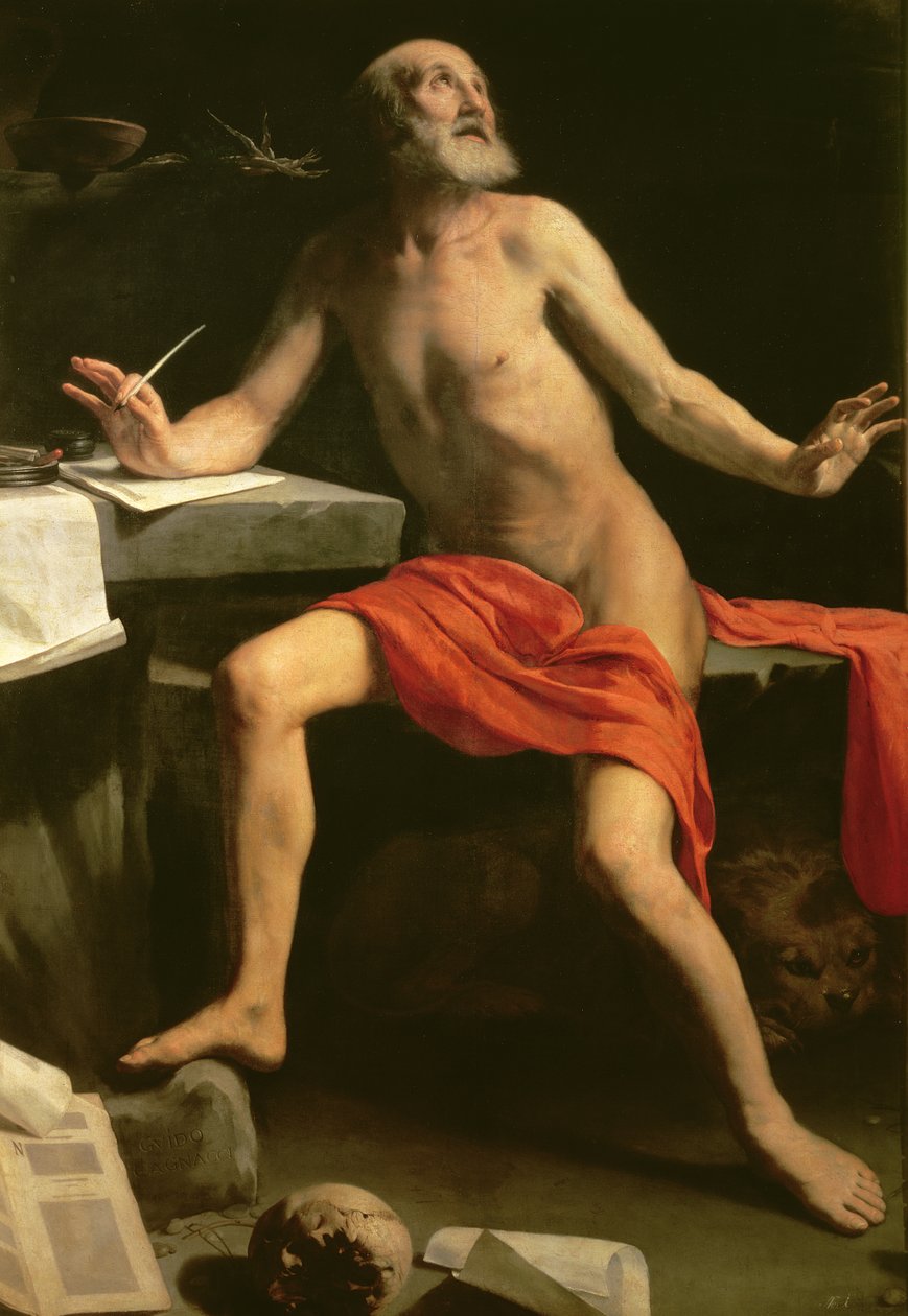 Sankt Jerome, 165758 af Guido Cagnacci