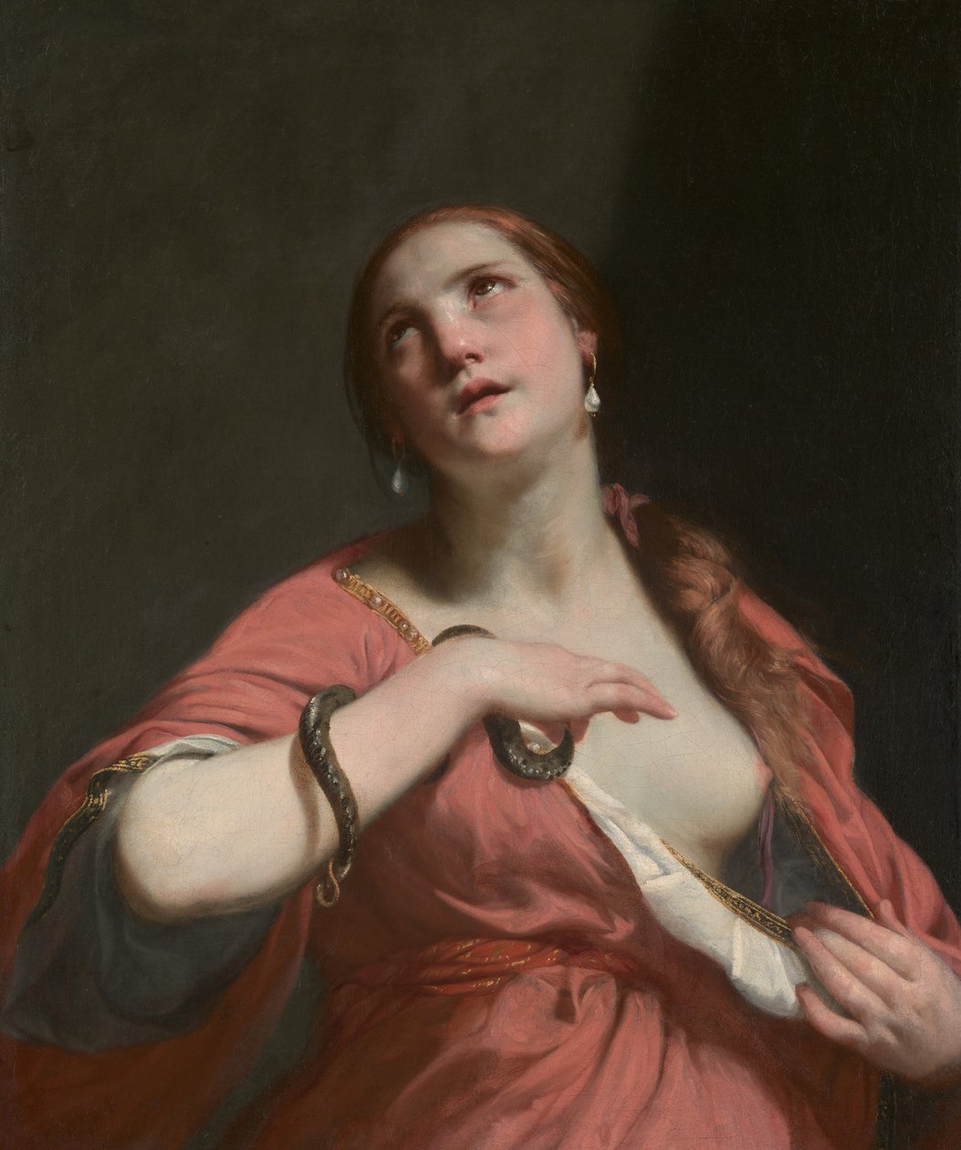 Kleopatras død, ca. 1645-55. af Guido Cagnacci