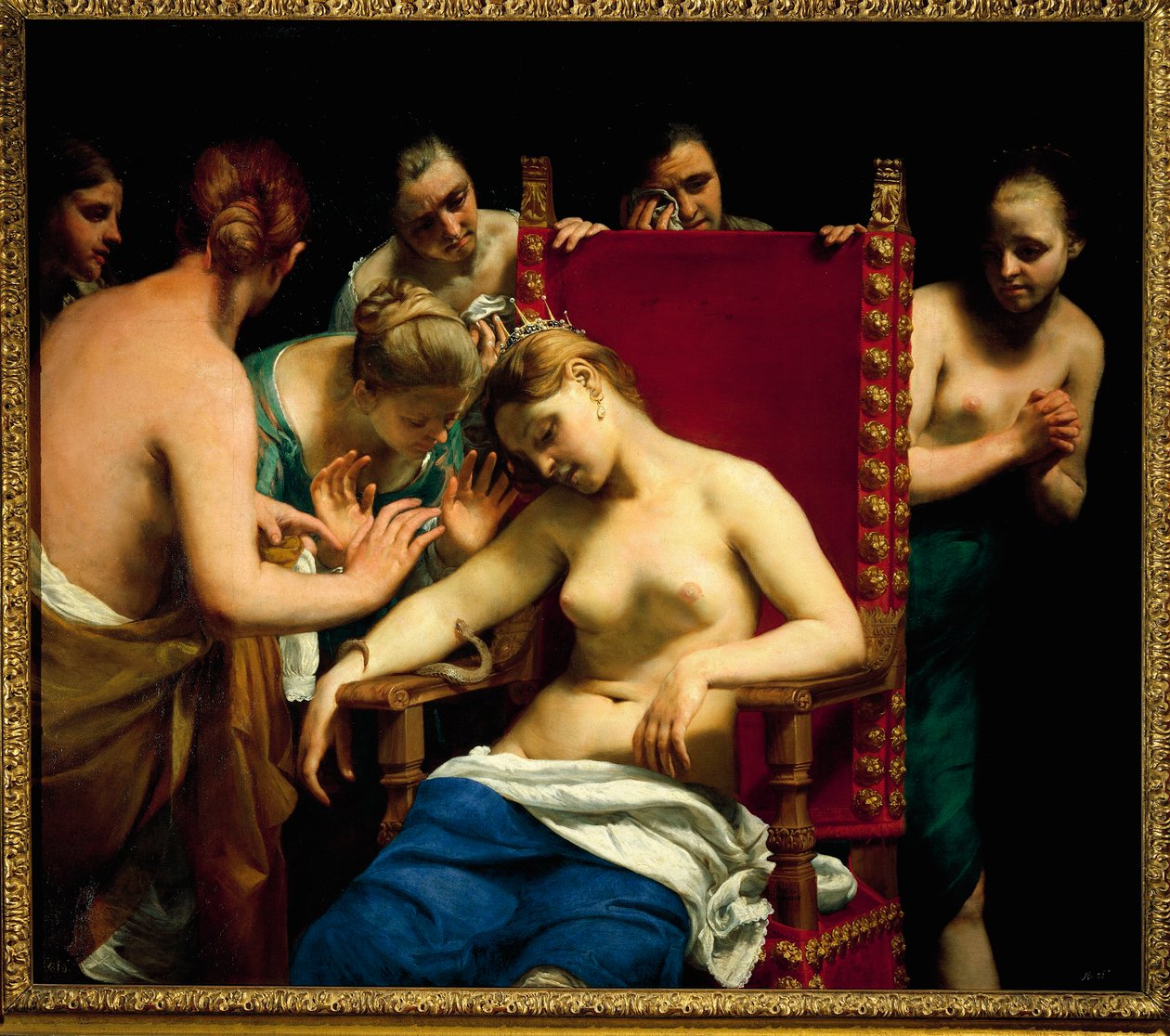 Kleopatras død af Guido Cagnacci