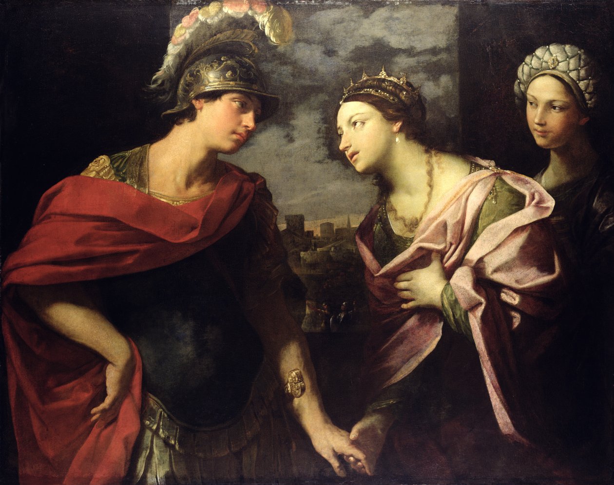 Aeneas tager afsked med Dido, ca. 1630 af Guido Reni
