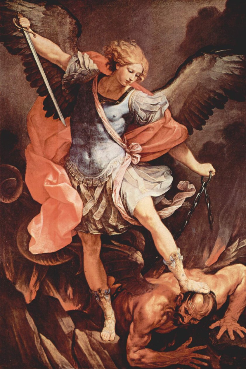 Ærkeenglen Michael besejrer Satan af Guido Reni