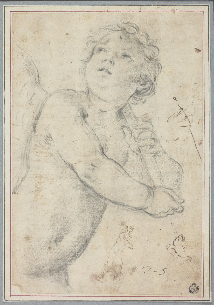 Putto Holding-medarbejdere af Guido Reni