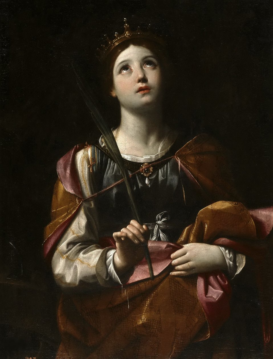 Den hellige Katarina af Alexandria, ca 1606. af Guido Reni