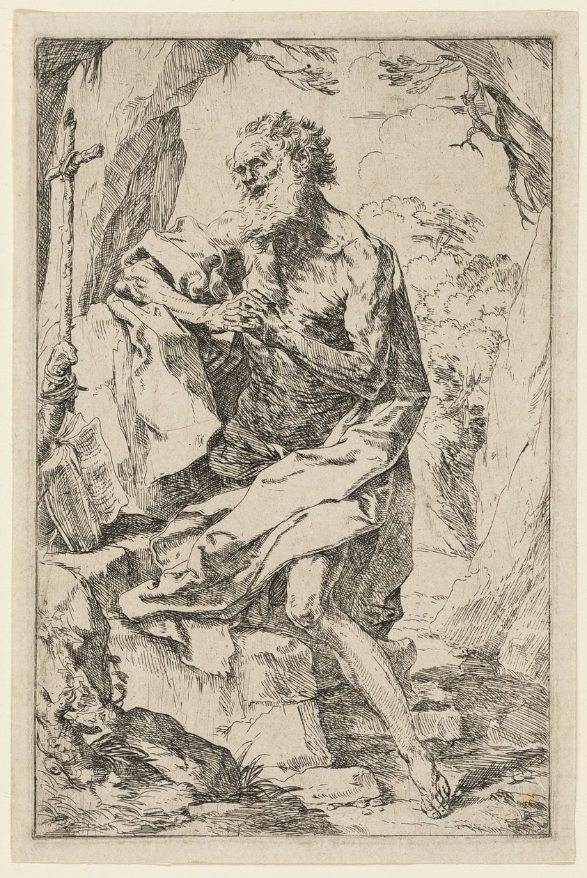 Sankt Jerome af Guido Reni