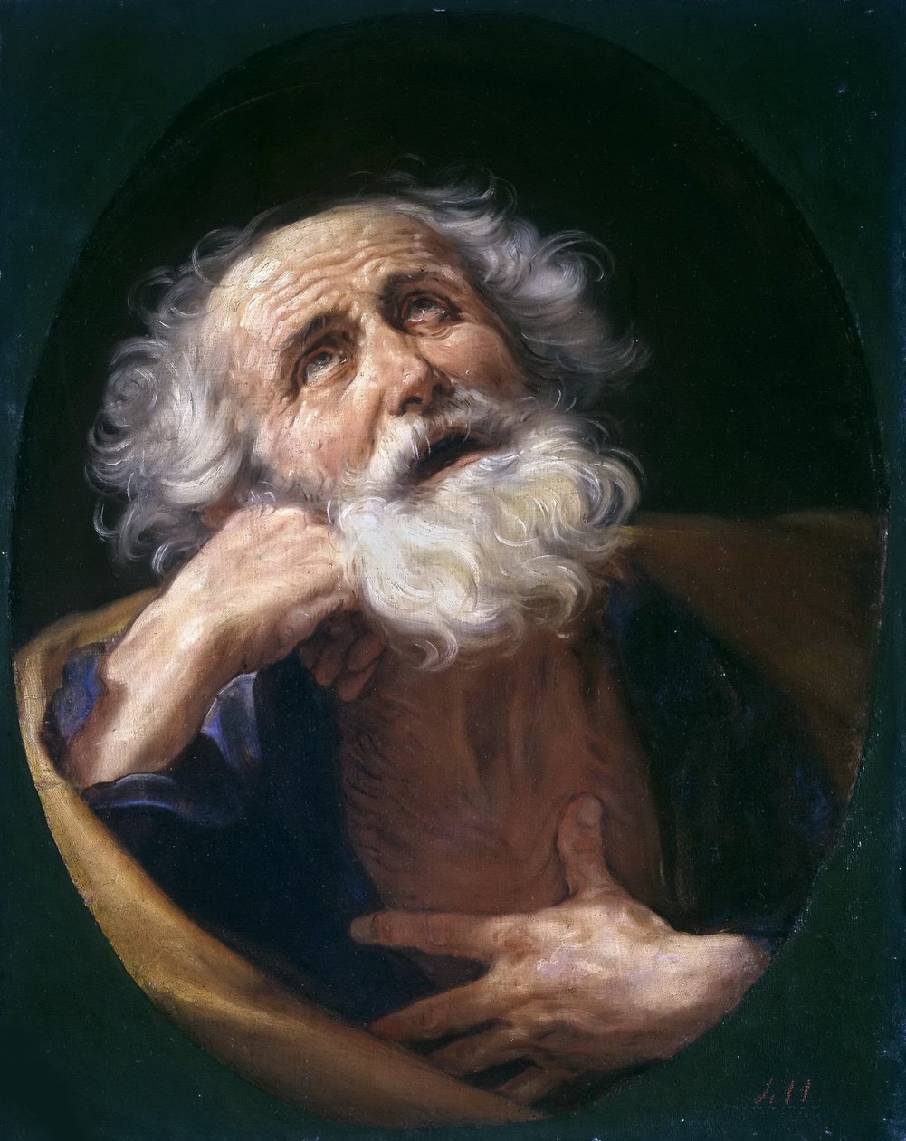 Sankt Peter, ca. 1617. af Guido Reni