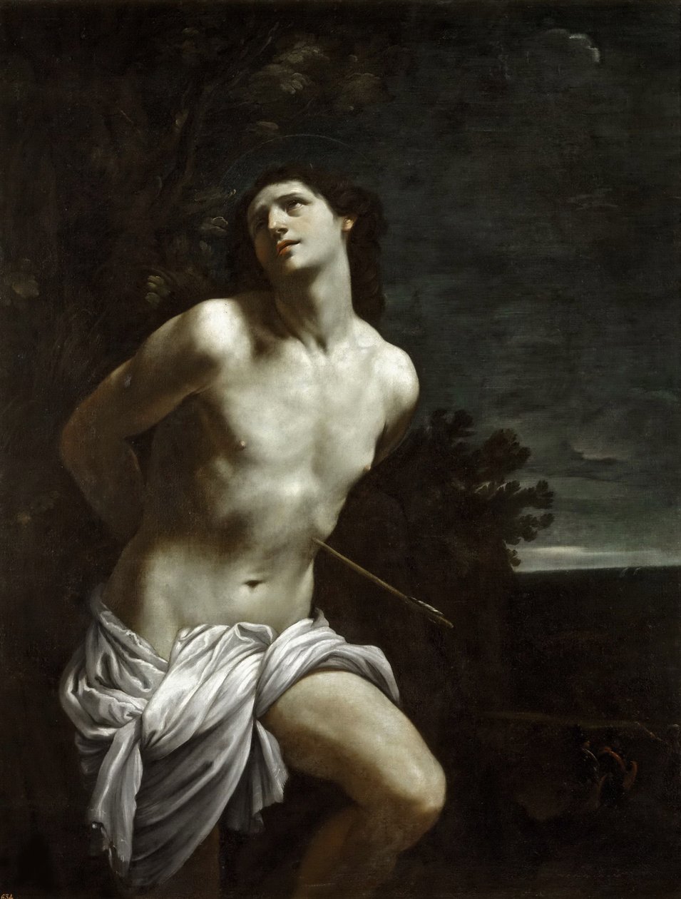 Sankt Sebastian, ca. 1618. af Guido Reni