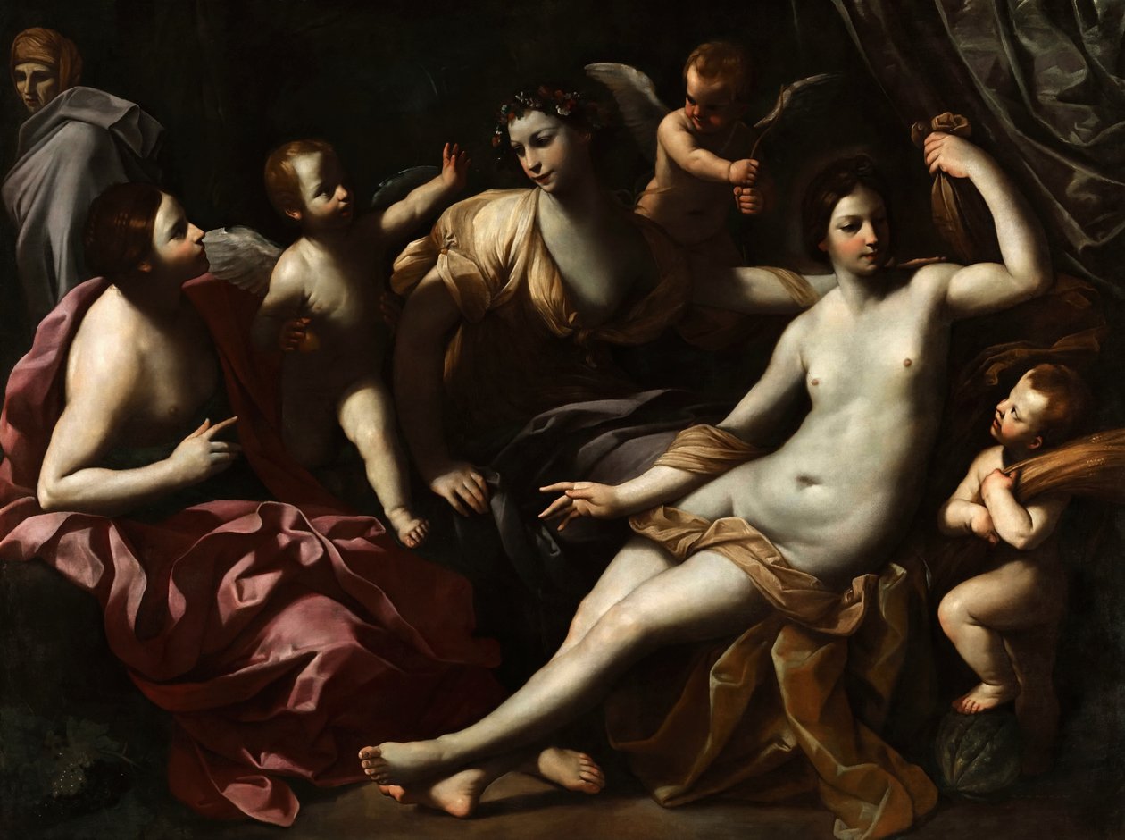 De fire årstider, ca. 1620. af Guido Reni