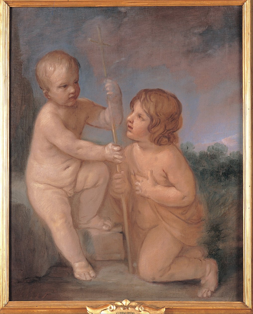 Jesusbarnet og Sankt Johannes af Guido Reni