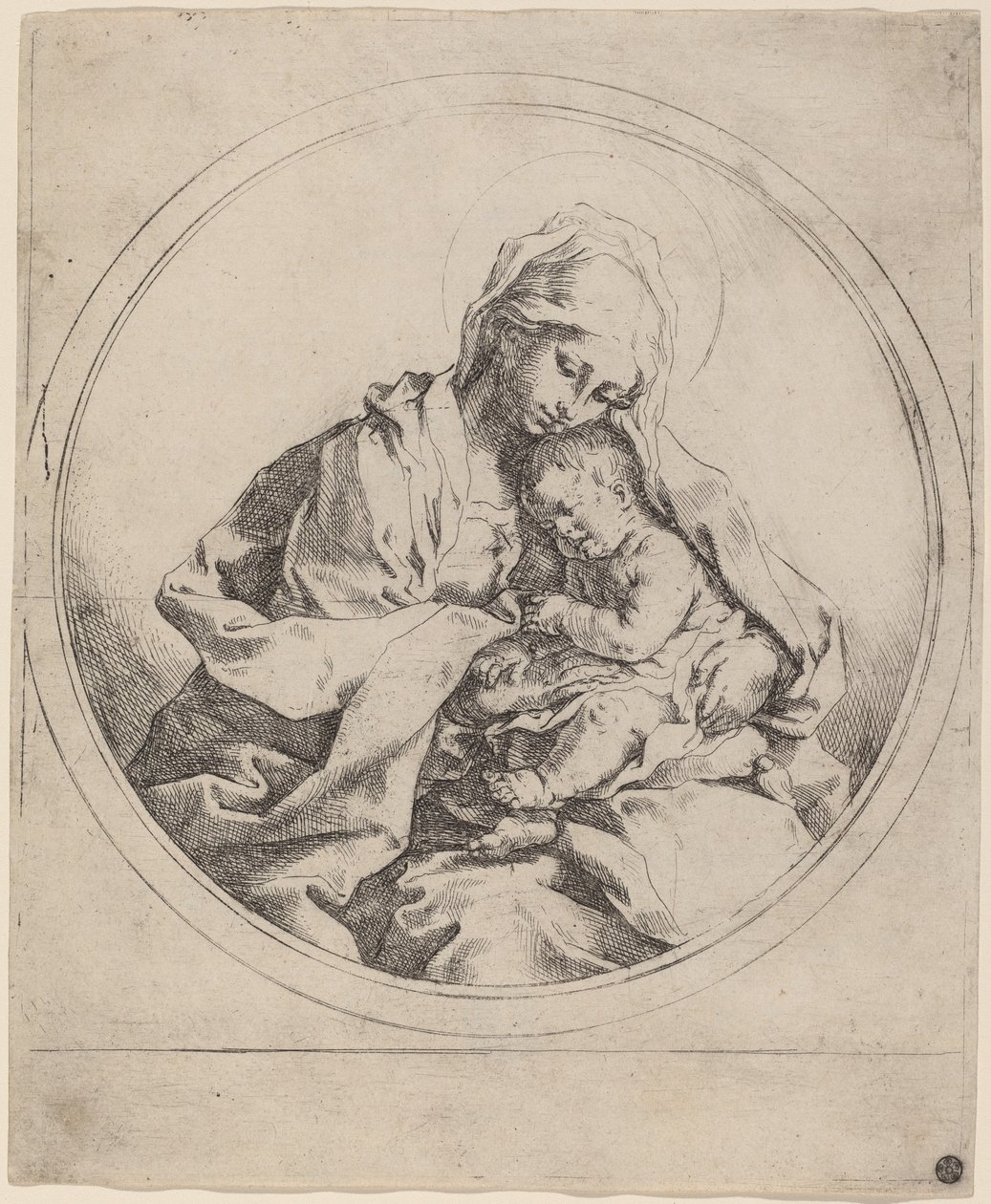 Jomfru og Barn af Guido Reni
