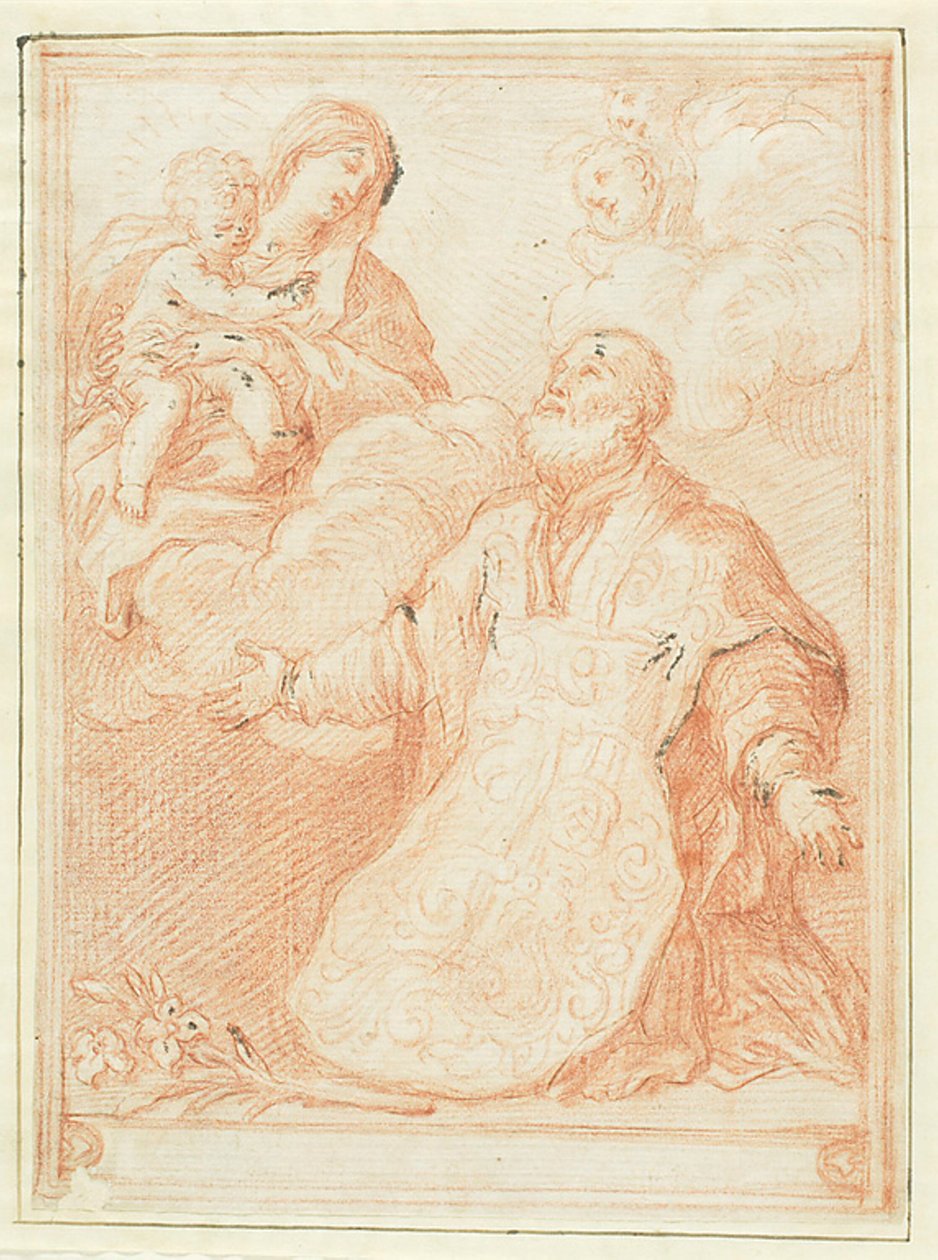 Vision af Sankt Philip Neri af Guido Reni