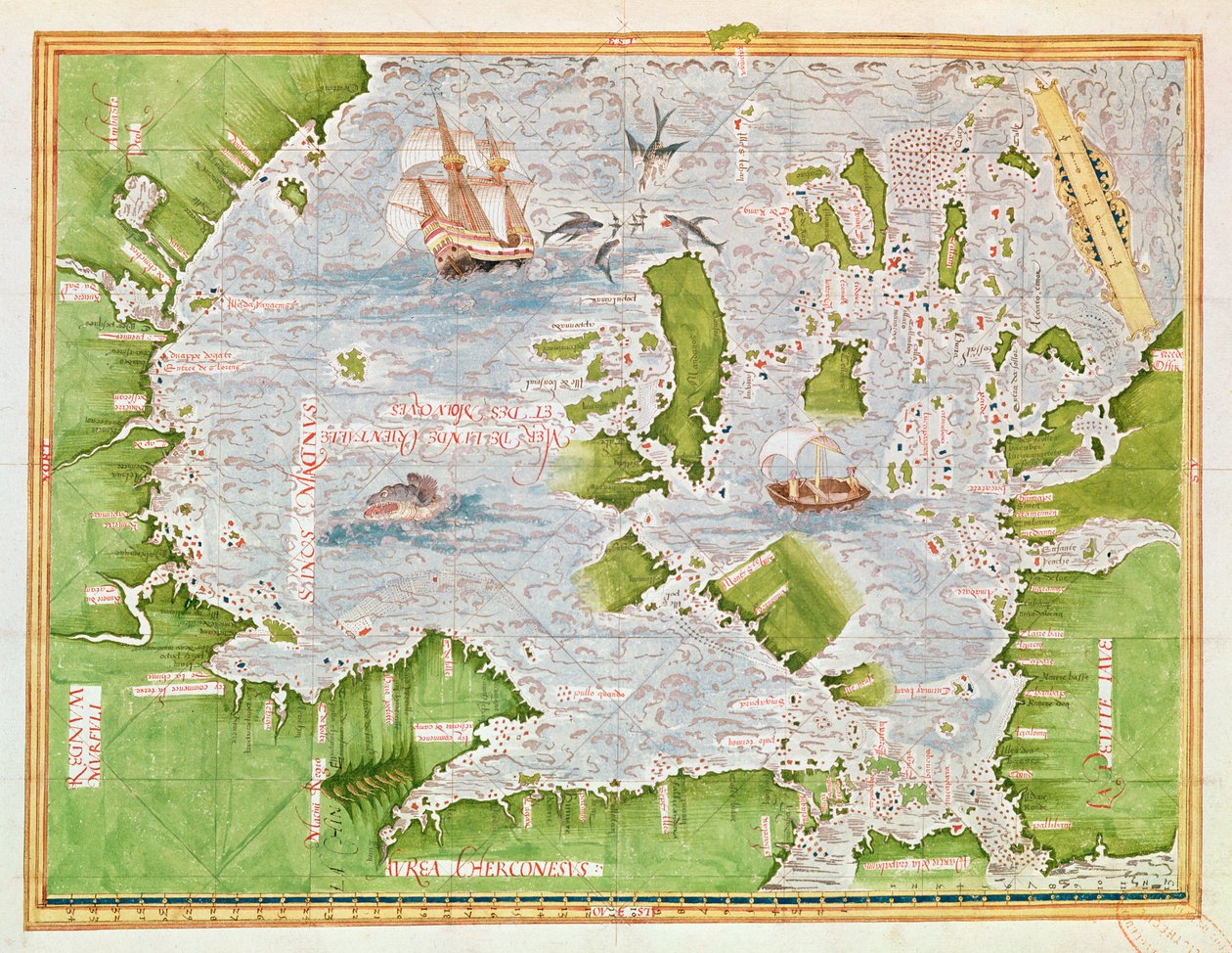 Fol.30v Kort over Malukuhavet, fra 