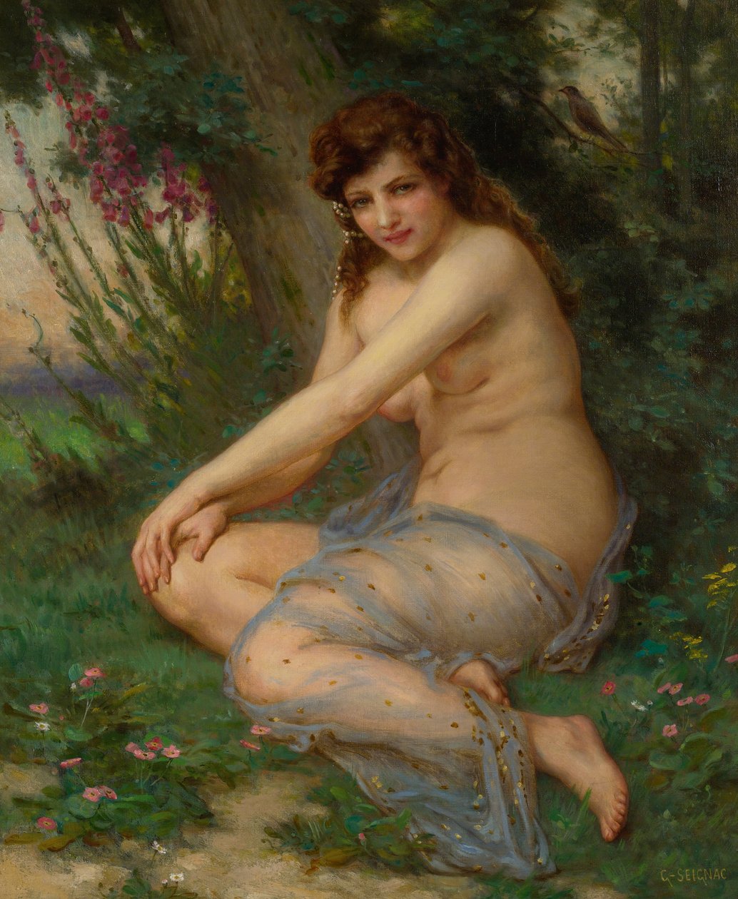 La nymphe de foret English: In the Forest af Guillaume Seignac