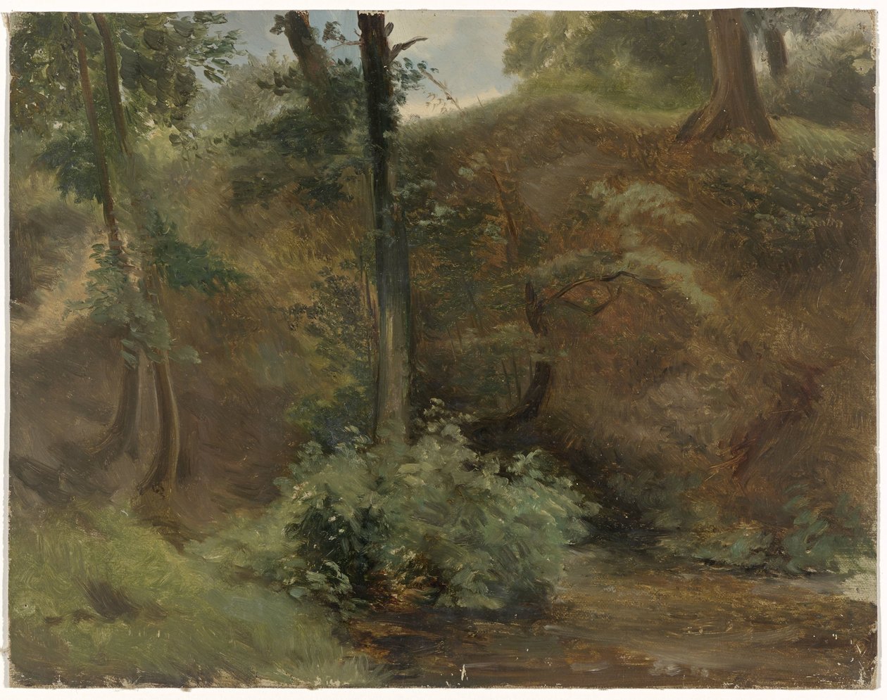 Træer i et klitlandskab af Guillaume Anne van der Brugghen