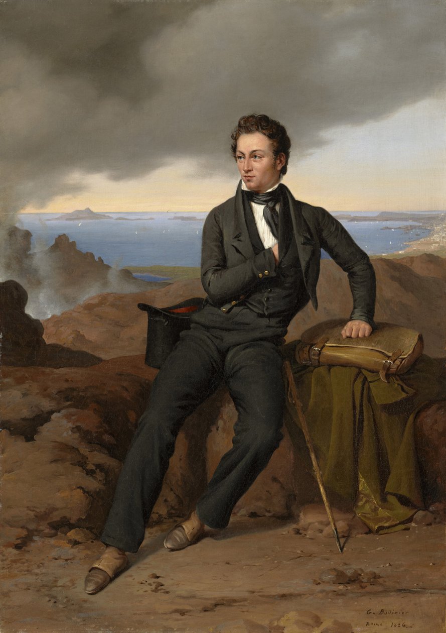Portræt af Theodore Jubin, 1826 af Guillaume Bodinier