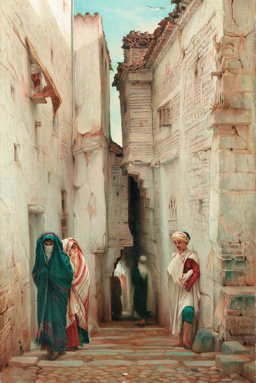 En hemmelig beundrer, 1873 af Guillaume Charles Brun