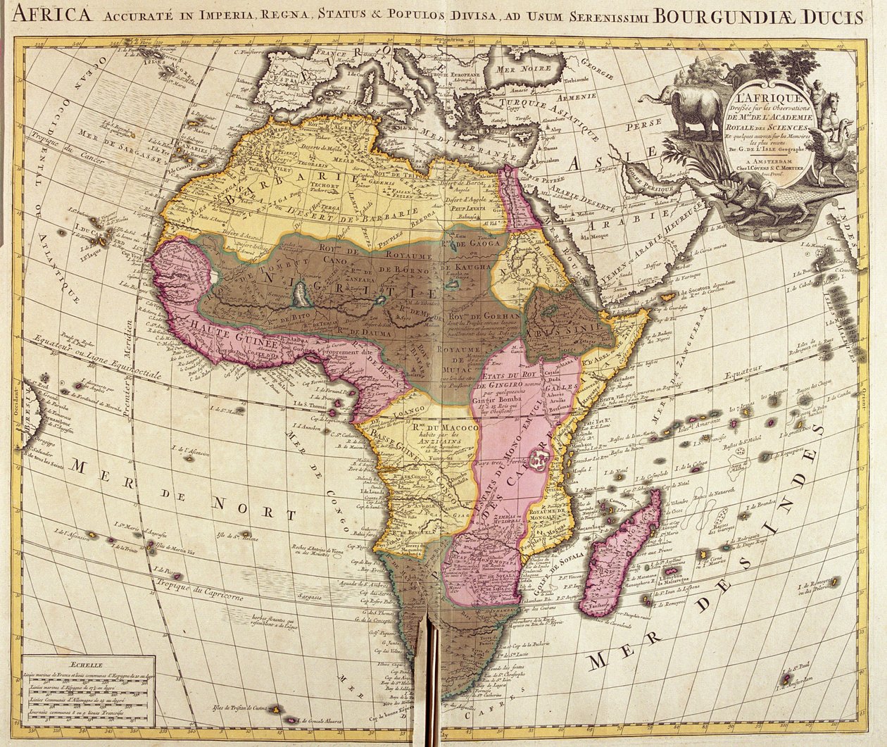Afrika af Guillaume Delisle