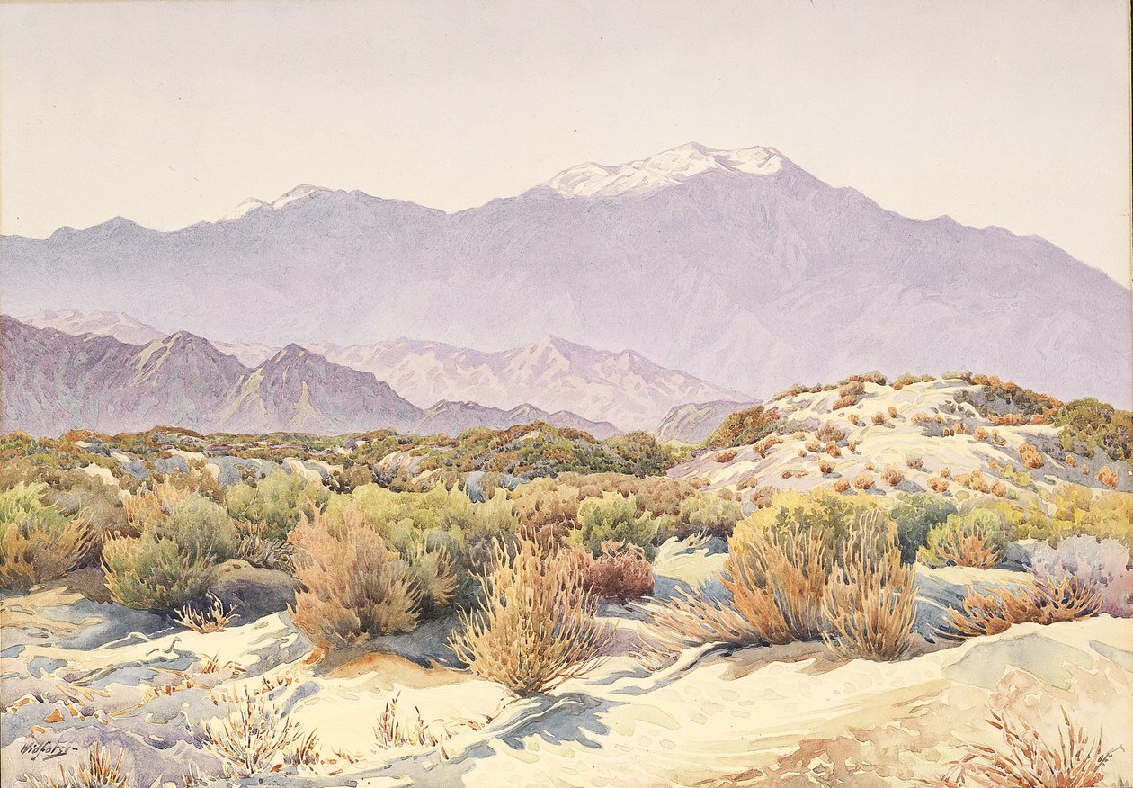 San Jacinto (w/c på papir) af Gunnar Widforss