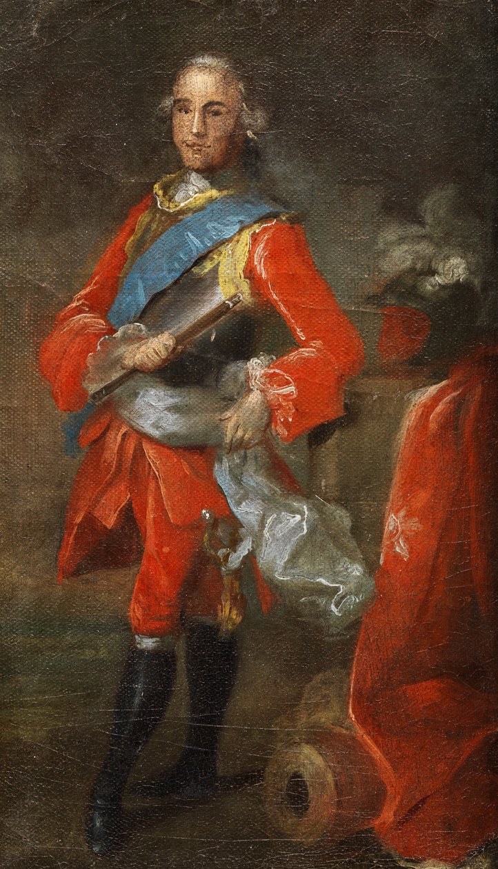 Portræt af den svenske feltmarskal Frederik Graf von Fersen (1719-1794) af Gustaf Lundberg