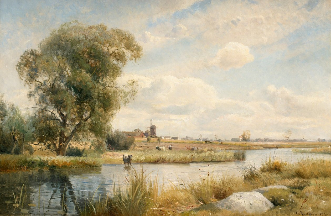 Skånsk landskab af Gustaf Rydberg