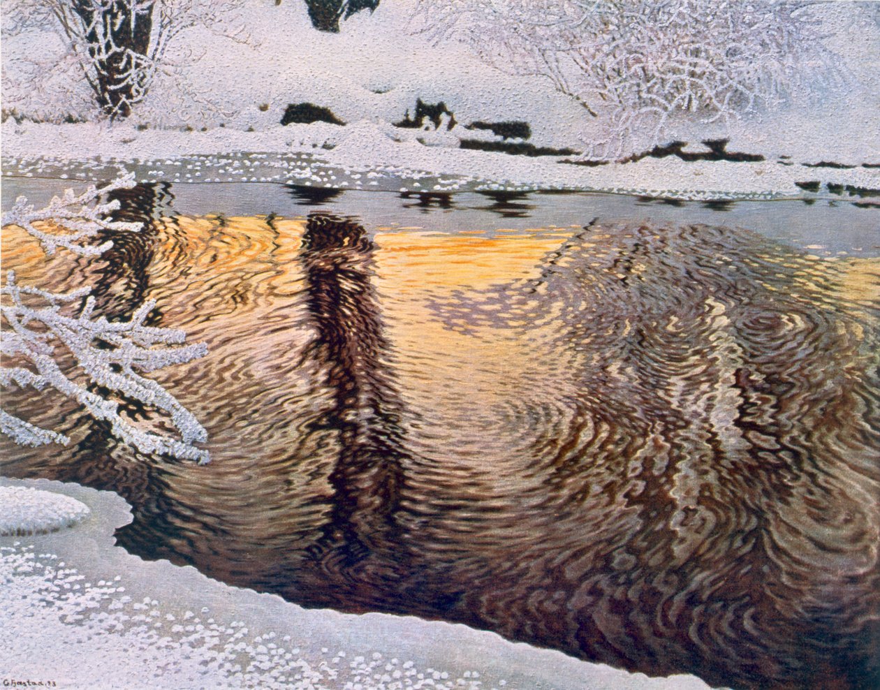 Frost af Gustaf Edolf Fjaestad