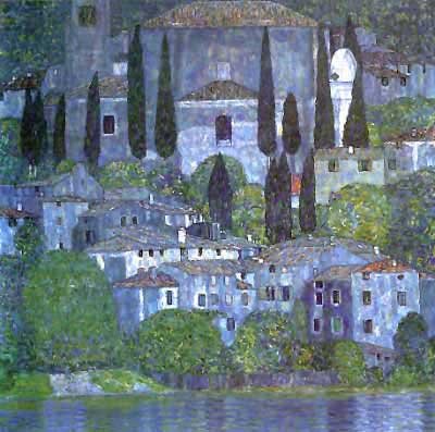 Kirche i Cassone af Gustav Klimt