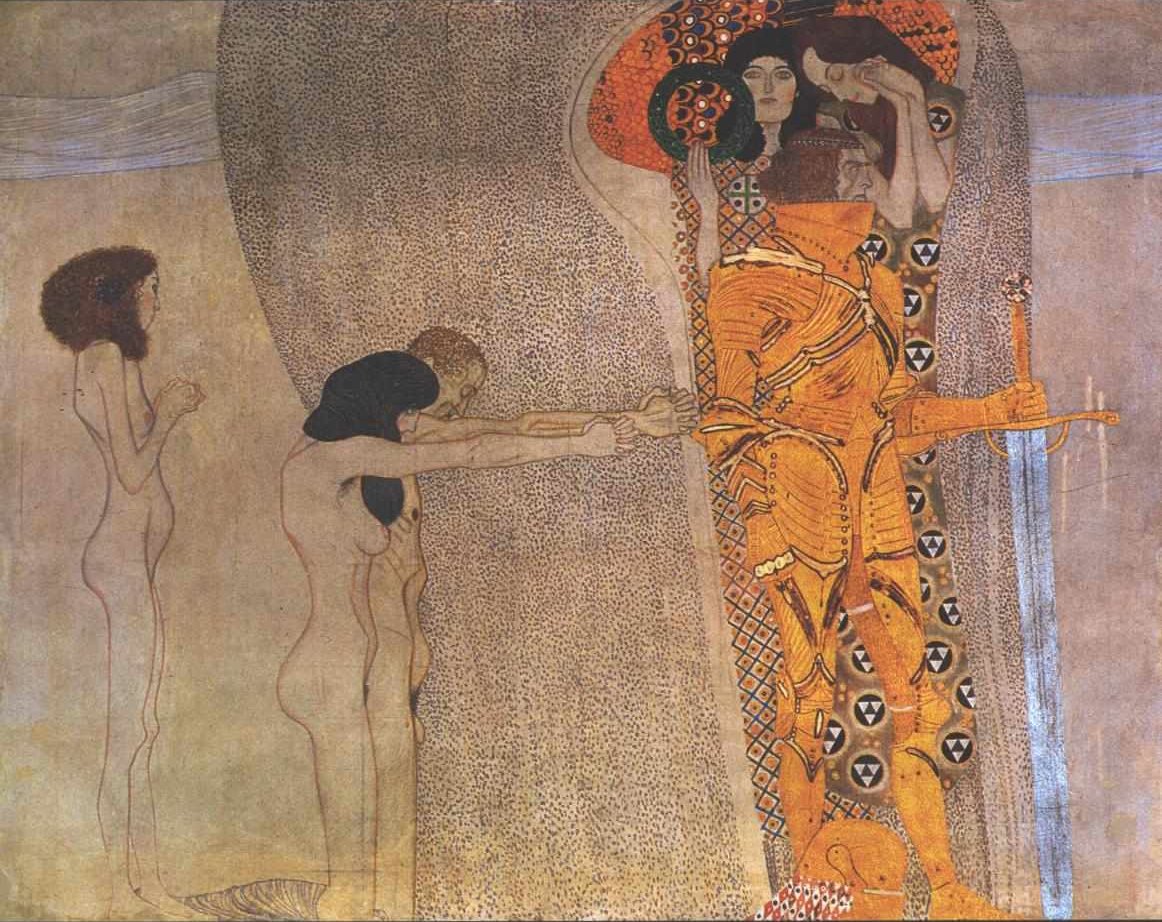 Beethovenfries - Detalje af Gustav Klimt