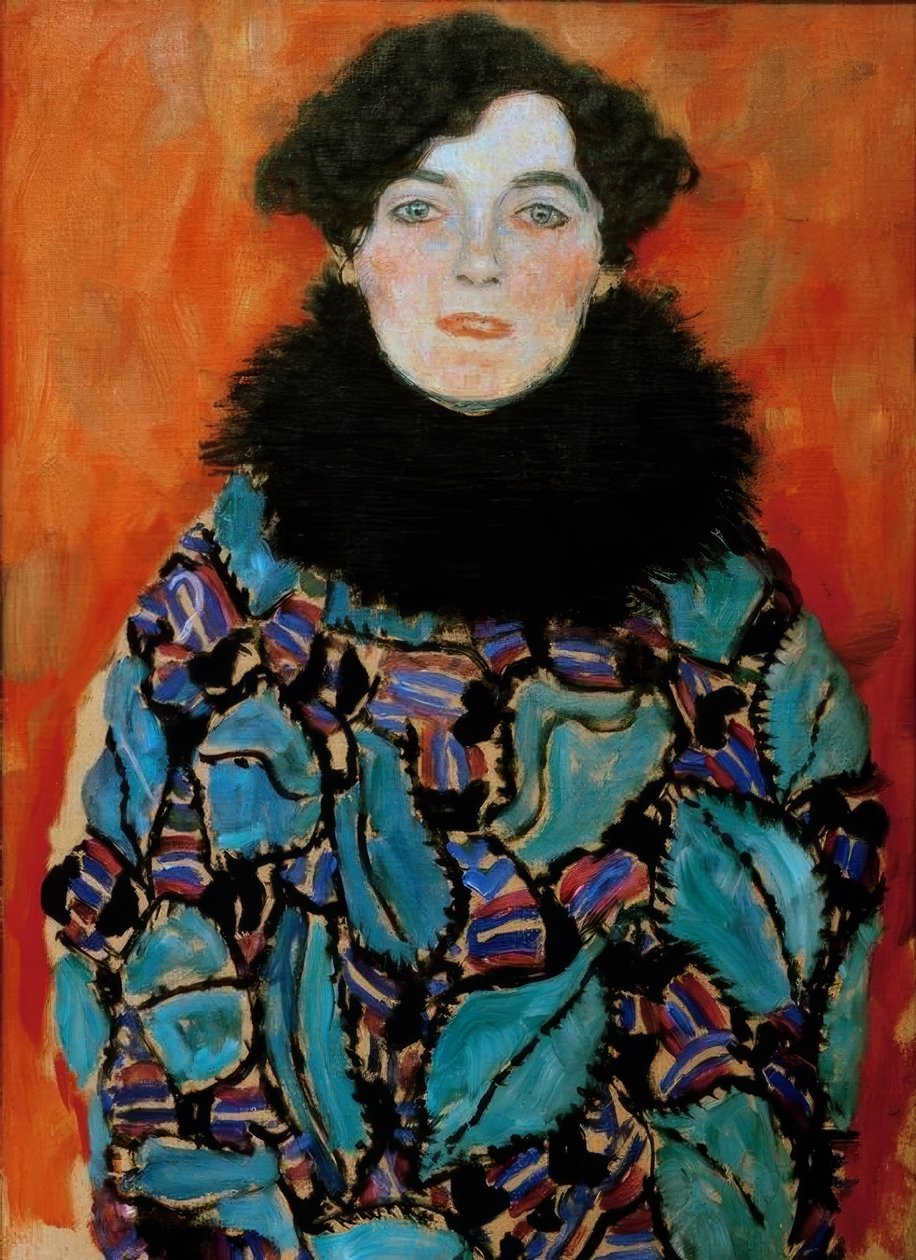 Portræt af Johanna Staude af Gustav Klimt