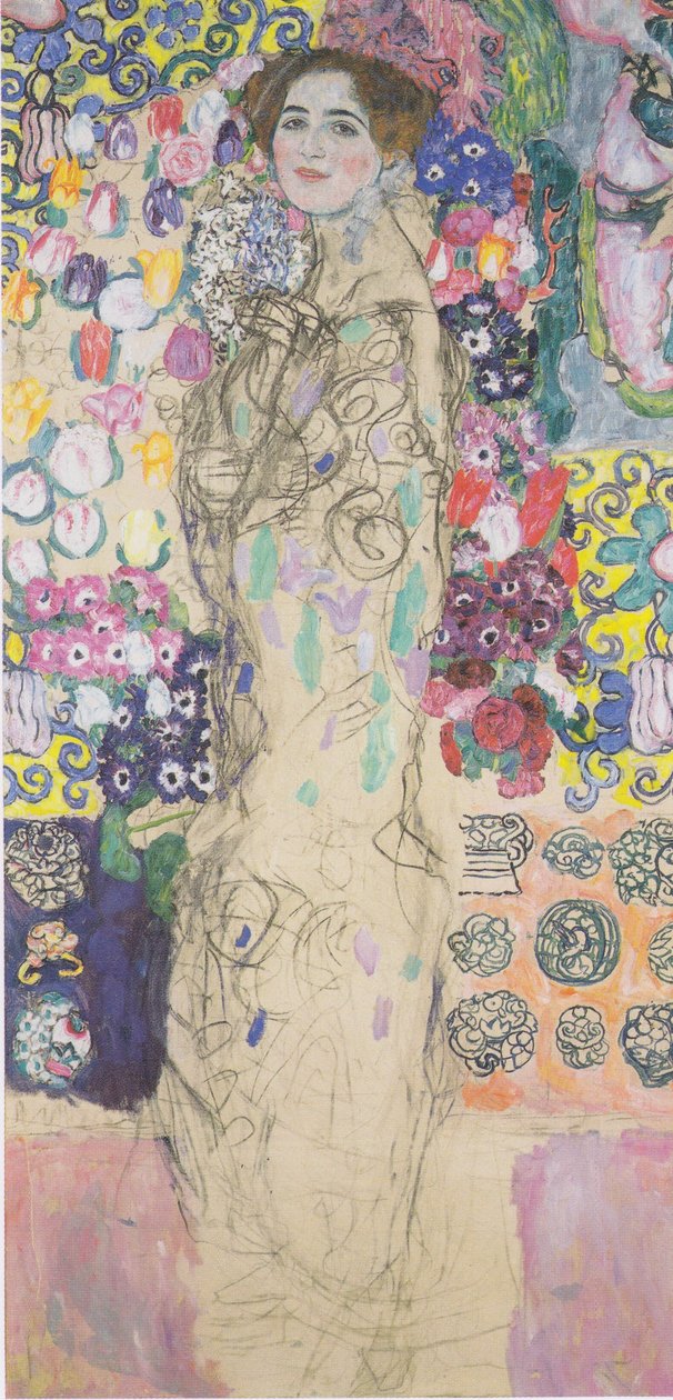 Portræt af Ria Munk af Gustav Klimt