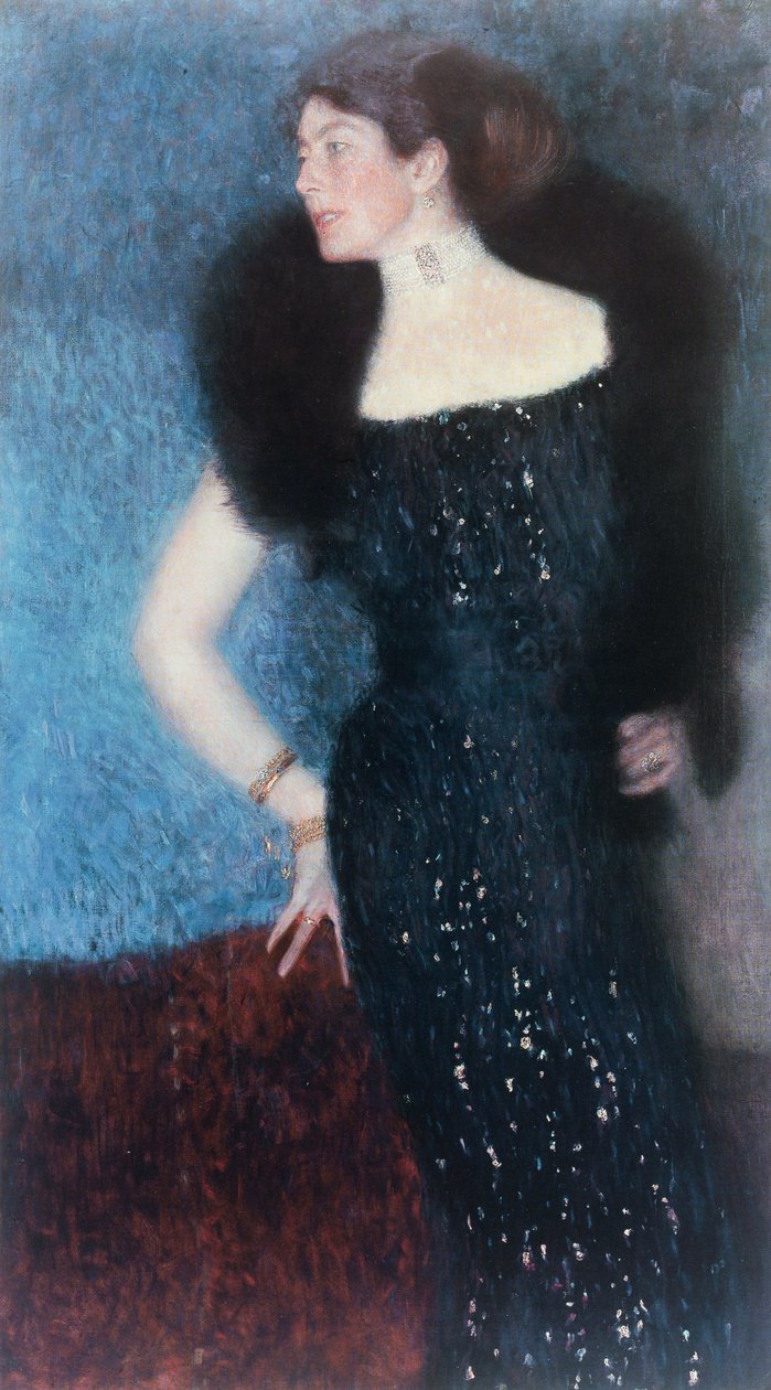 Portræt af rosen beskåret af Rosthorn-Friedmann af Gustav Klimt