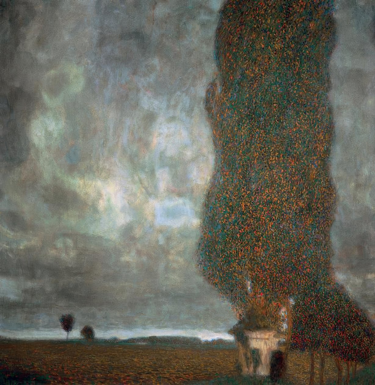 Den store poppel II af Gustav Klimt