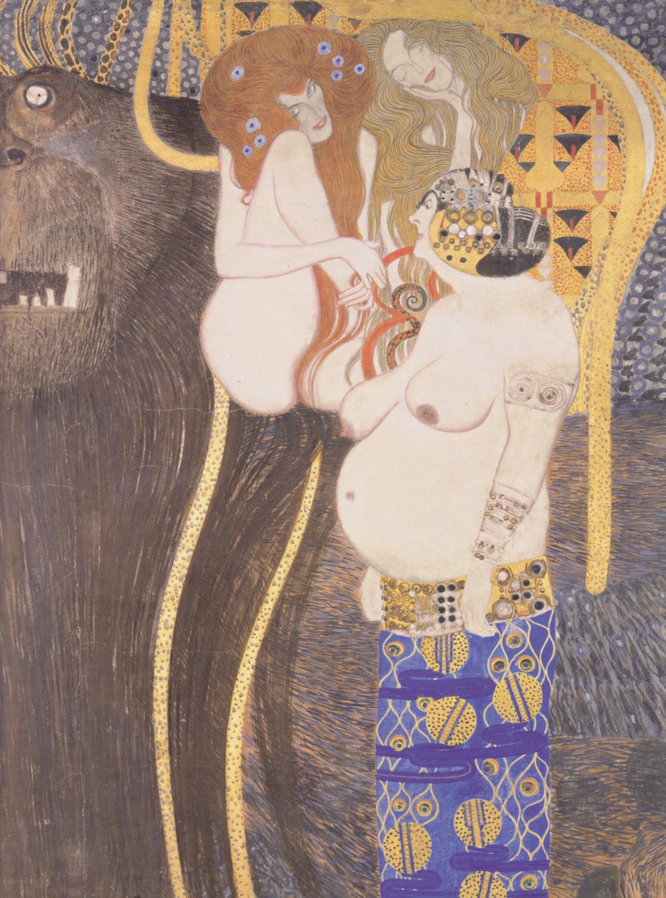 De fjendtlige kræfter (uddrag) af Gustav Klimt