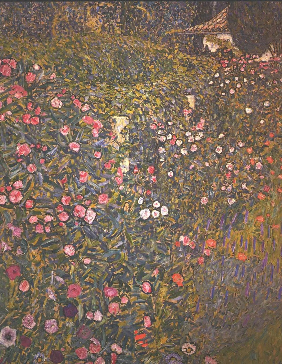 Italiensk havelandskab af Gustav Klimt