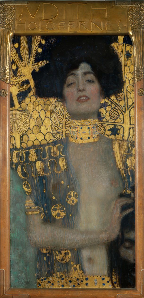 Judith med lederen af ​​Holofernes af Gustav Klimt