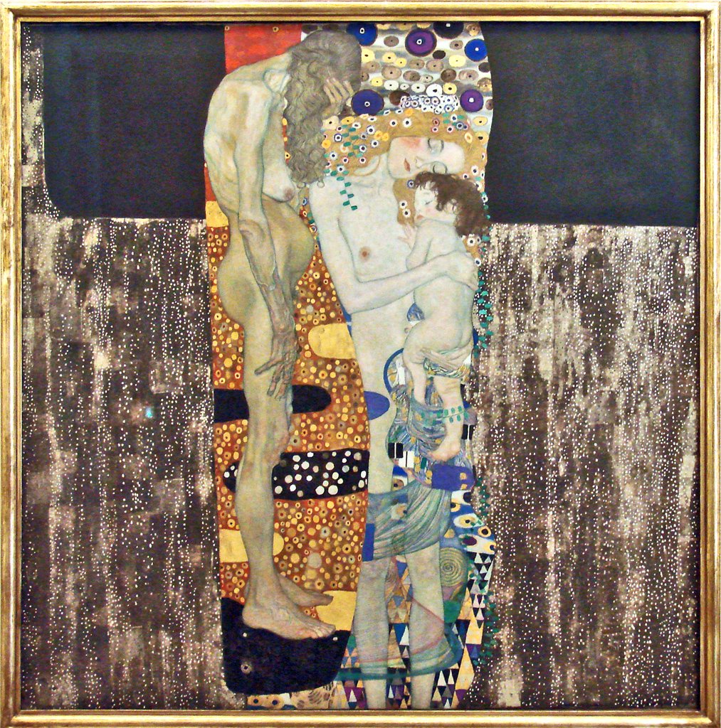 De tre aldre (Le tre età) af Gustav Klimt