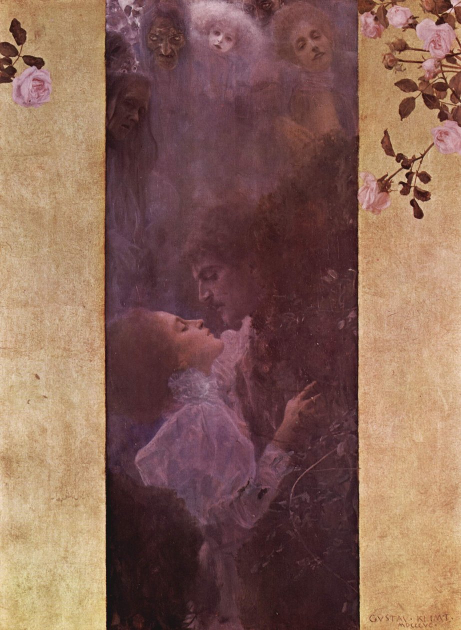 kærlighed af Gustav Klimt