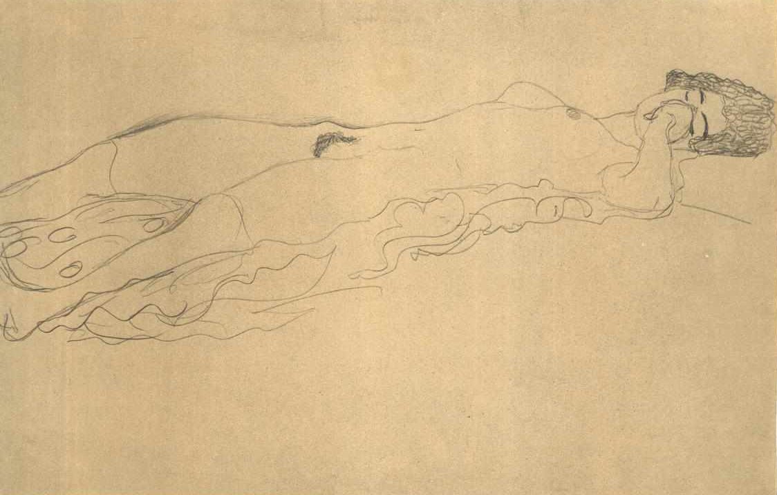 Løgn til højre af Gustav Klimt