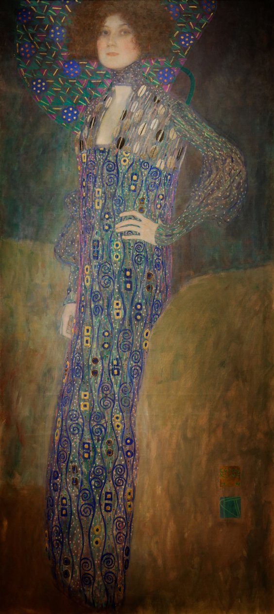 Portræt Emilie Flöge af Gustav Klimt