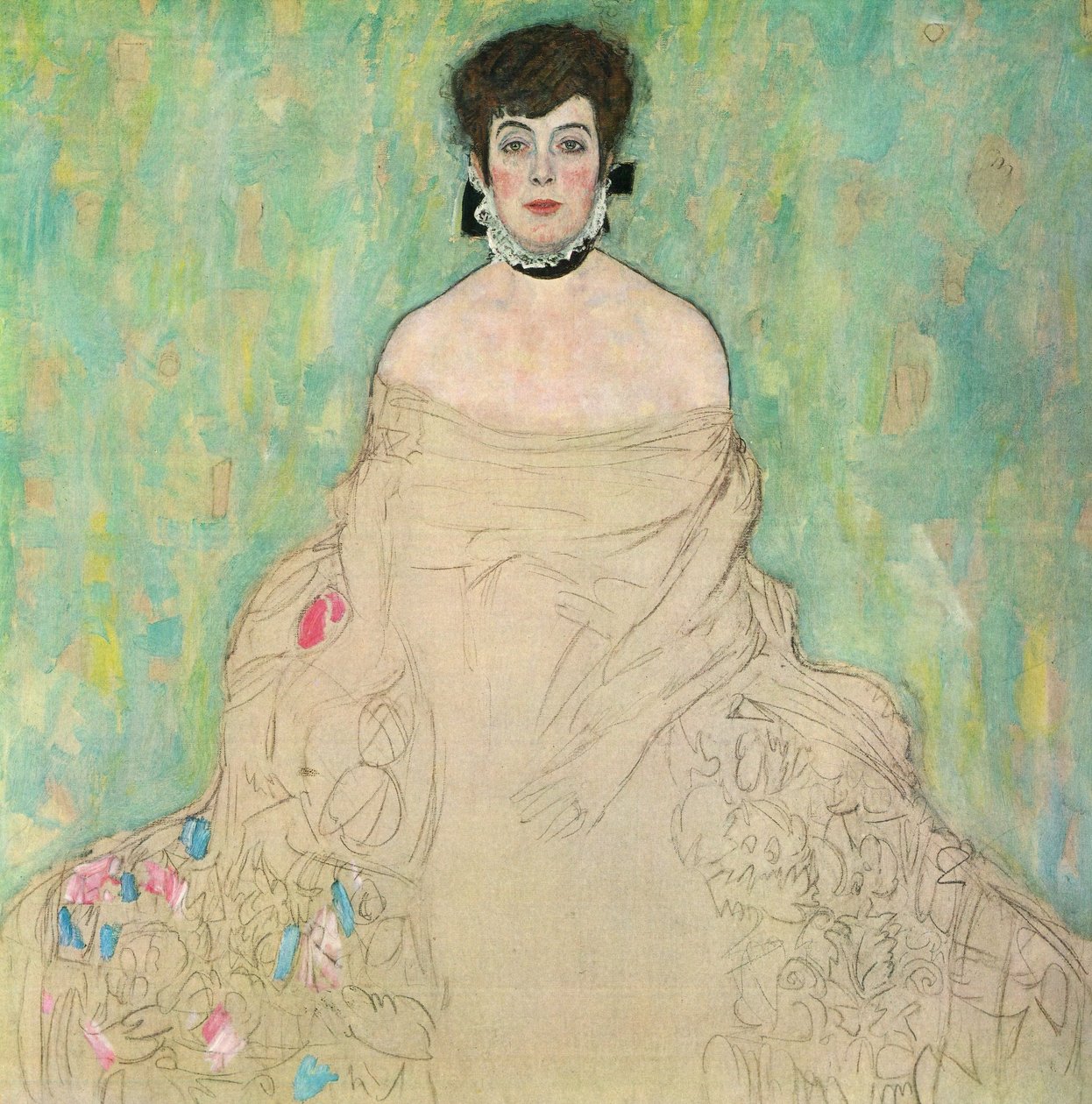 Portræt af Amalie Zuckerkandl af Gustav Klimt