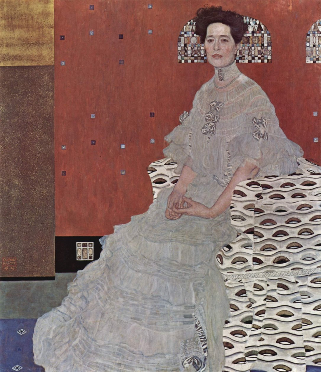 Portræt af Fritza Riedler af Gustav Klimt