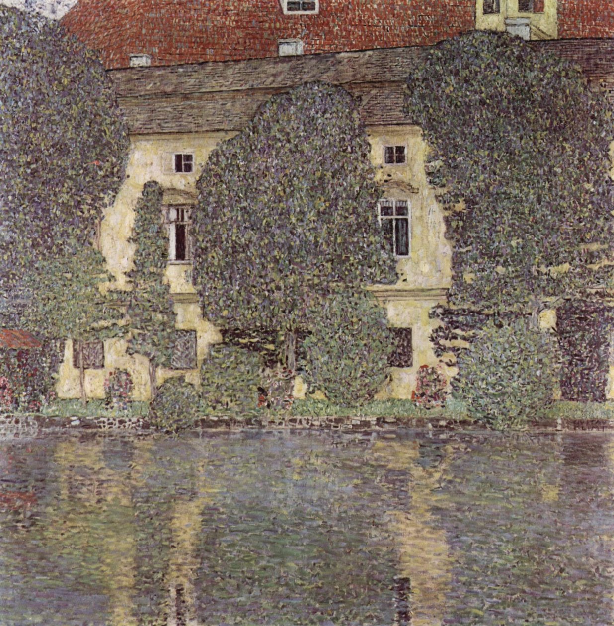 Kammer Slot på Attersee af Gustav Klimt